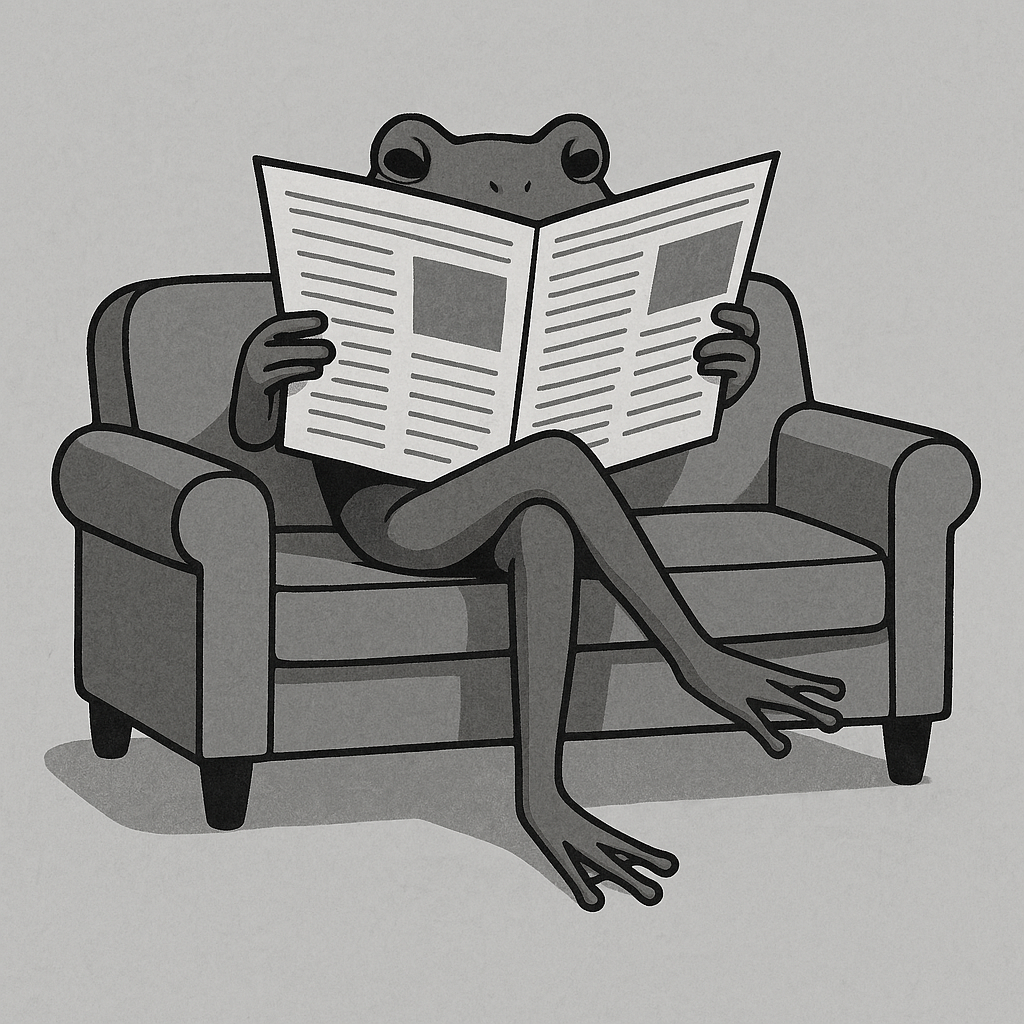 Frog on Couch